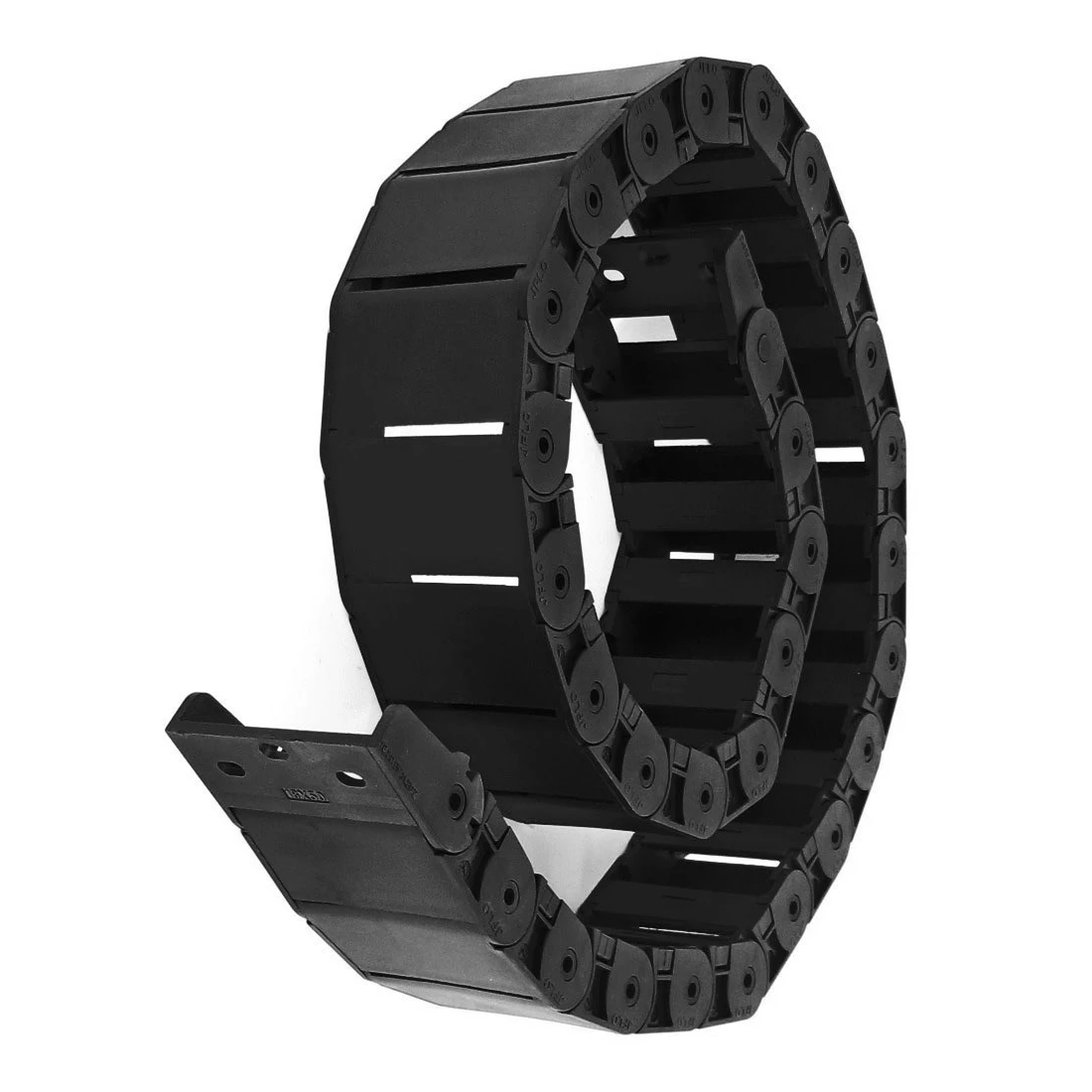 40.55&quot Black Cable Wire Carrier Drag Chain Nested 18x50mm | Обустройство дома