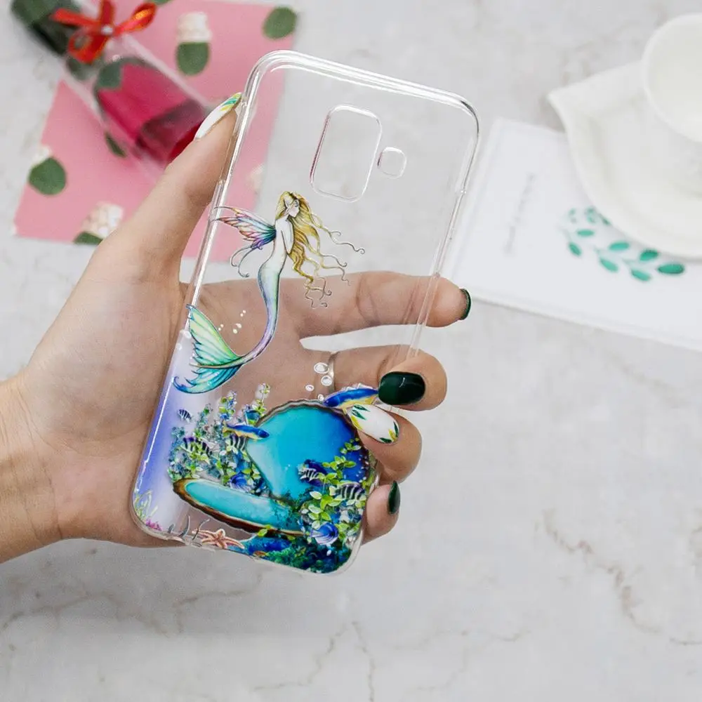 ТПУ чехол для Samsung Galaxy J6 2018 J600 J600F J600F/DS J600FN мягкий телефона J 6 SM-J600F SM-J600F/DS SM-J600FN Capa |