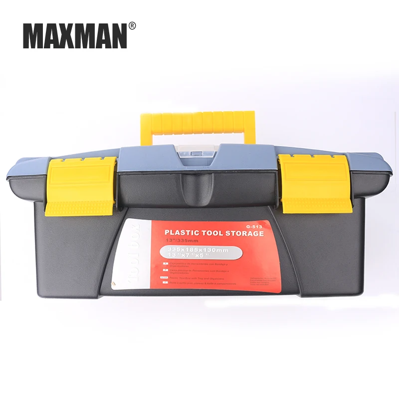 MAXMAN пластиковый ящик для инструментов, ящик для инструментов, комплект для органайзера, набор для защиты инструмента, набор инструментов 13*28*18,5 см для шлифовки сверла