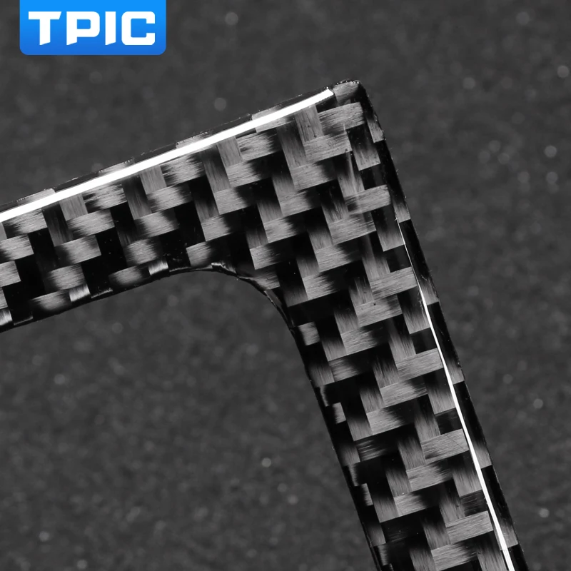 Декоративные наклейки TPIC для салона автомобиля из углеродного волокна на