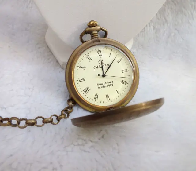 

China Tibet collection of bronze sculpture machinery old pocket watch