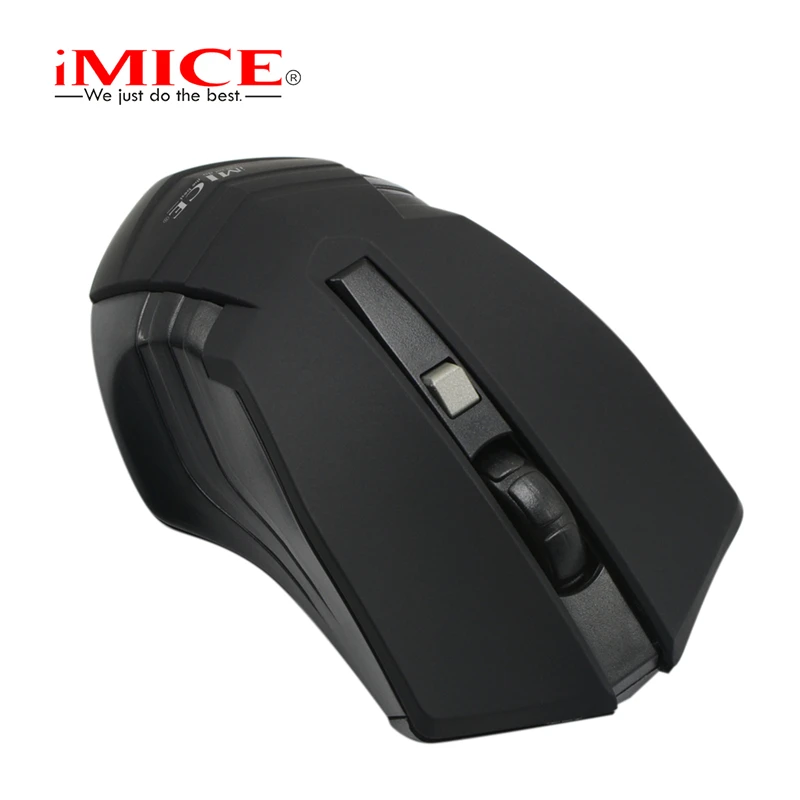 Беспроводная оптическая компьютерная мышь IMICE мощная и симметричная для правой