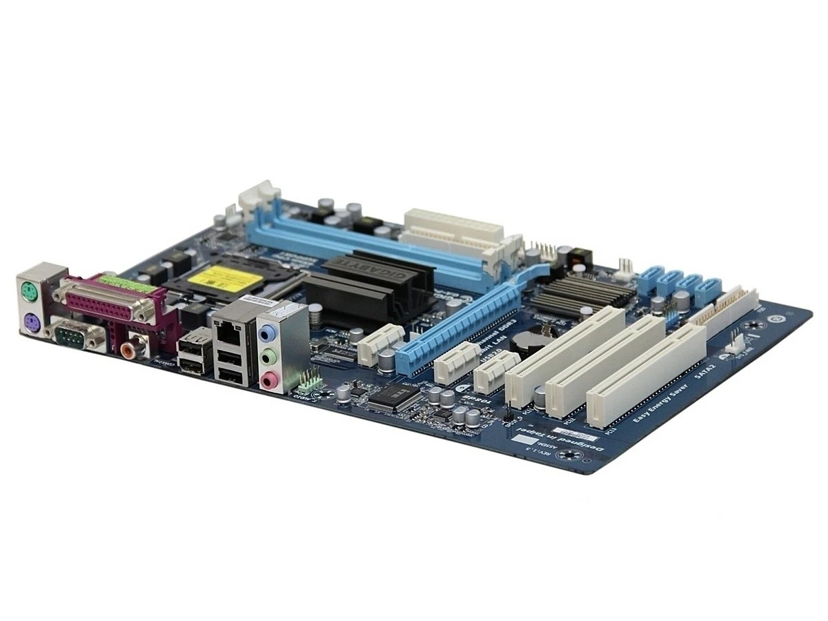 Материнская плата GIGABYTE GA-P41T-D3P для настольных ПК G41 Socket LGA 775 для Core 2 Pentium Celeron DDR3 8G ATX P41T-D3P
