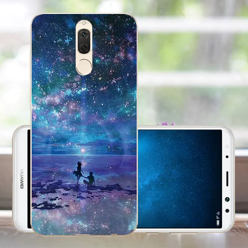 Чехол-бампер для Huawei Mate 10 lite силиконовый чехол телефона 360 защитный мягкий из ТПУ