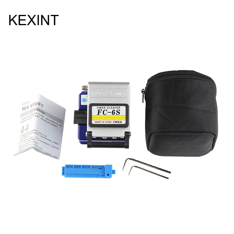 KEXINT FTTH волоконно-оптический набор инструментов с FC-6S кливером и визуальным
