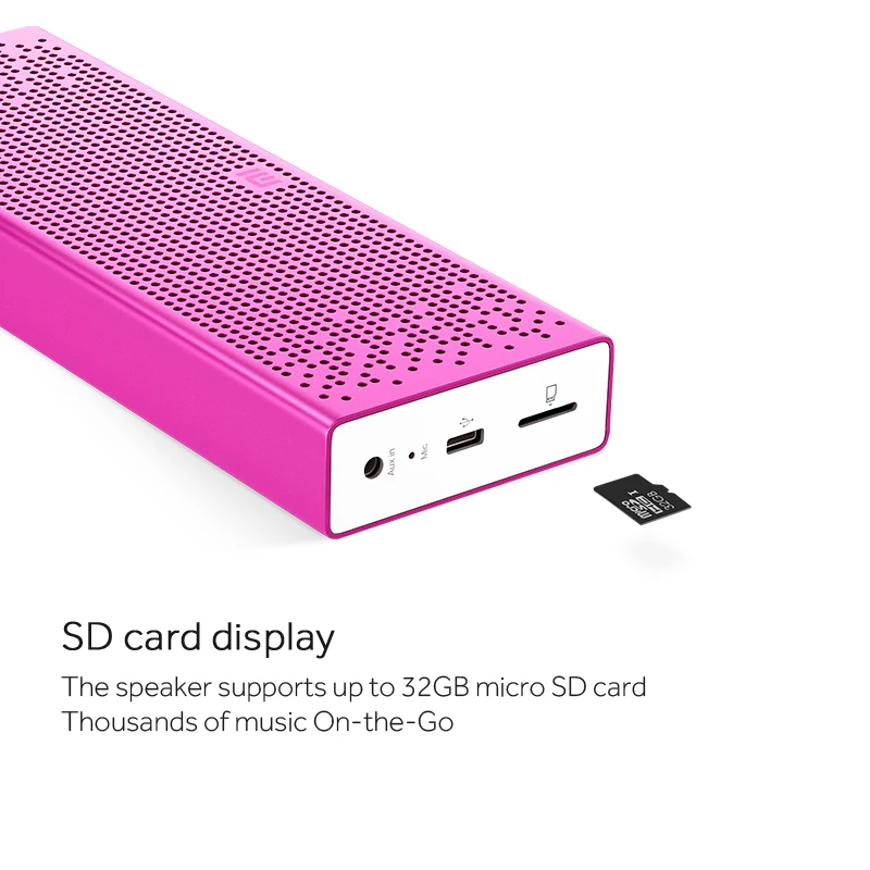 Xiaomi оригинальный MI Bluetooth динамик Портативный беспроводной стерео плеер с