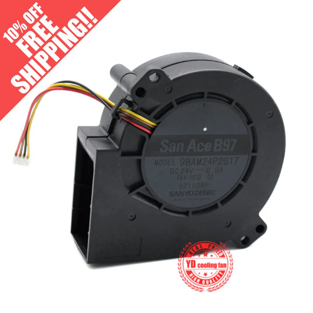 Новинка центробежная турбина SANYO DENKI SAN ACE 9BAM24P2G17 9733 24 В 0.9A вентилятор