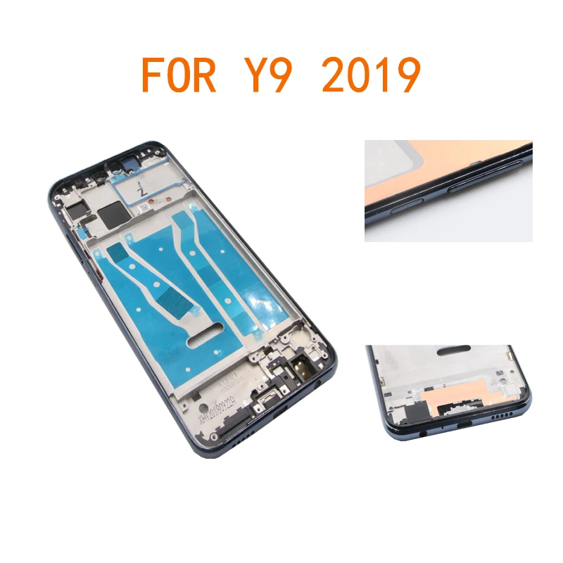 Оригинальная средняя рамка для Huawei Y9 2019 JKM LX1 LX2 LX3 ЖК дисплей поддерживающий