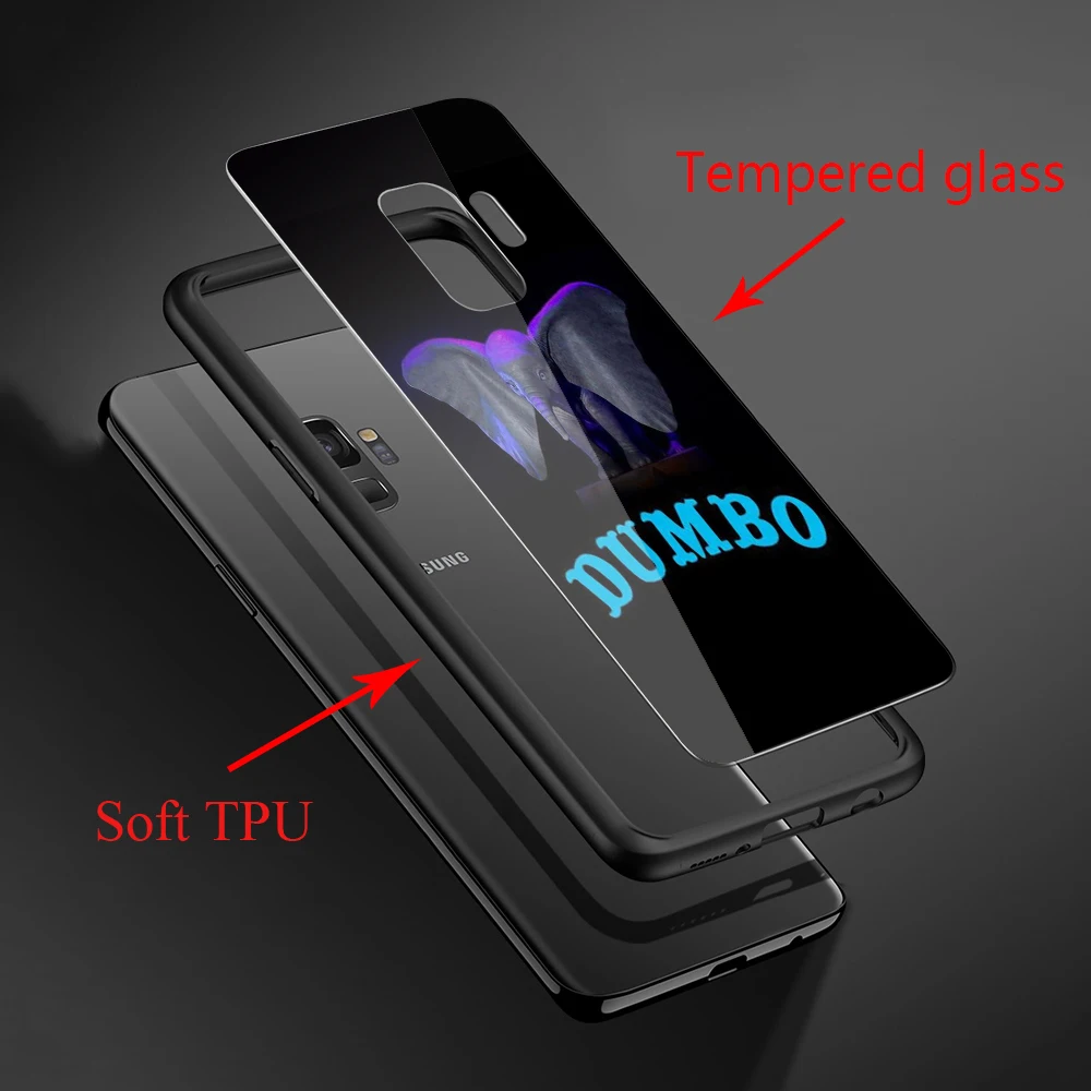 Мягкий чехол из закаленного стекла для Samsung Galaxy S8 S9 S10 Plus Note 8 9 A30 A50 A70 | Мобильные