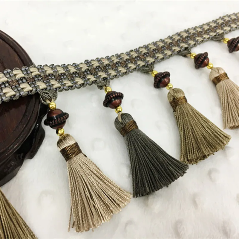 Роскошные бусины XWL 12 м/лот 9 см в ширину|tassel fringe|beaded tassel fringedecorative fringe |