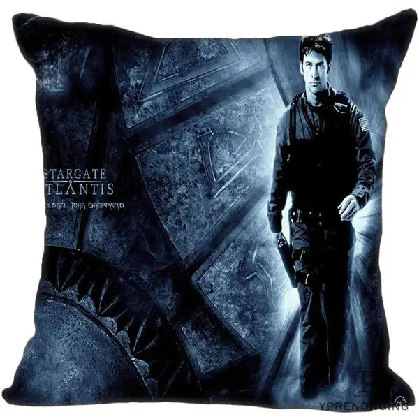 Square Pillowcases Изготовленная на заказ декоративная наволочка Sga старгейт Атлантис квадратном каблуке на молнии, накидка для подушки, лучший подарок 35X35,40x40,45x45 см(с одной стороны) 180516-59 - Цвет: Square Pillowcases