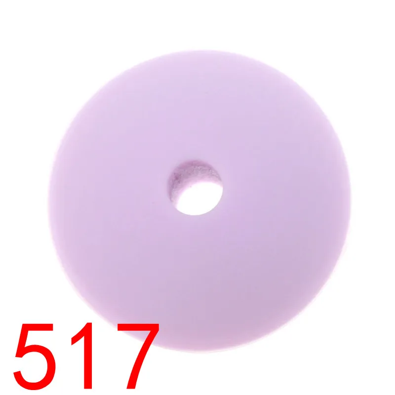 517 Lilac purple Abacus чечевица бусины 50 шт. 12*6 мм силиконовые плоские ромбовидные бусины Детские Прорезыватели ожерелье цепь кулон аксессуары Bpa бесплатно - Цвет: 517 Lilac purple