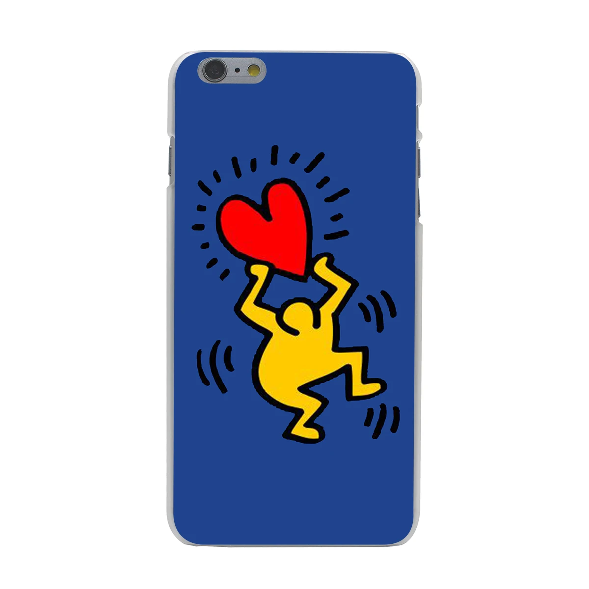 Жесткий чехол Lavaza Keith Haring art для телефона iPhone XR X XS 11 Pro Max 10 7 8 6S 5 5S SE 4 4s