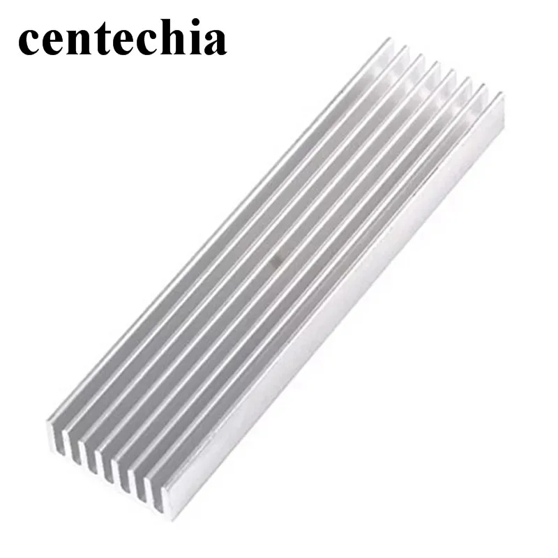 Centechia кулер DIY алюминиевый теплоотвод чип 100*25*10 мм для Светодиодный транзистор