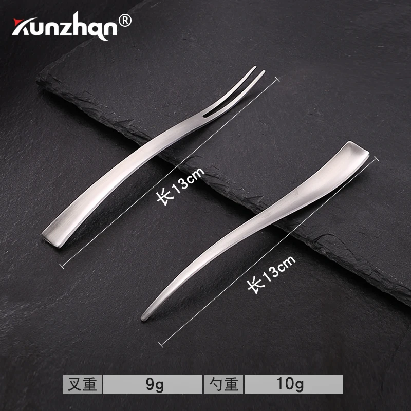 4 шт. ложка-вилка для фруктов из нержавеющей стали | Дом и сад