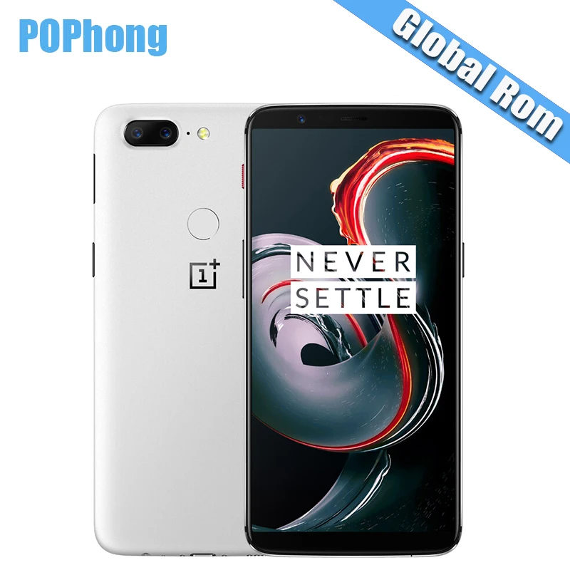 Мобильный телефон Oneplus 5 T, 6 ГБ, 64 ГБ, Восьмиядерный процессор Snapdragon 835, 6,01 дюймов, оптический AMOLED Android 7,1, зарядное устройство NFC