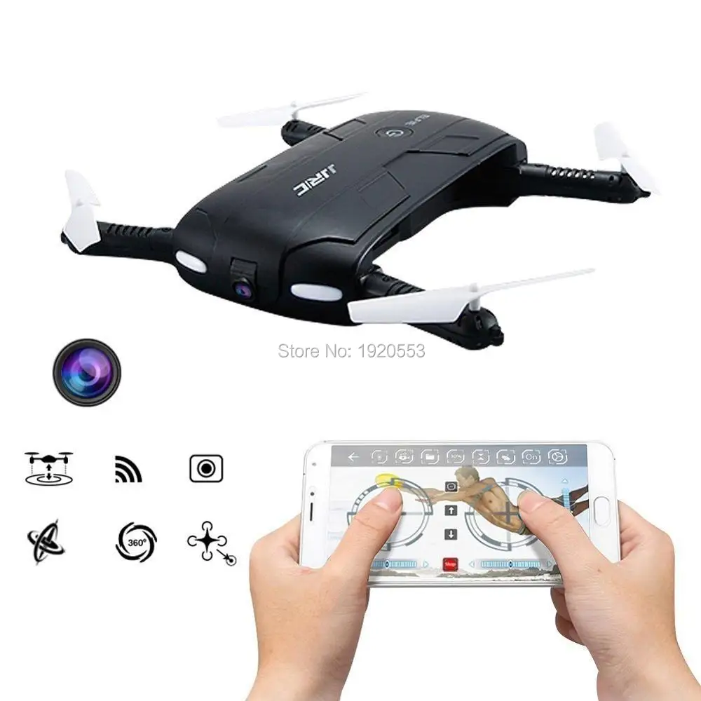 Карманный селфи Дрон JJRC H37 Elife складной портативный Wifi FPV с камерой 0.3MP управление