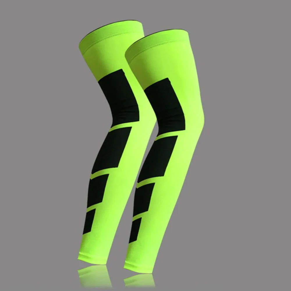 1 пара солнцезащитных нарукавников для ног наколенники спорта велоспорта