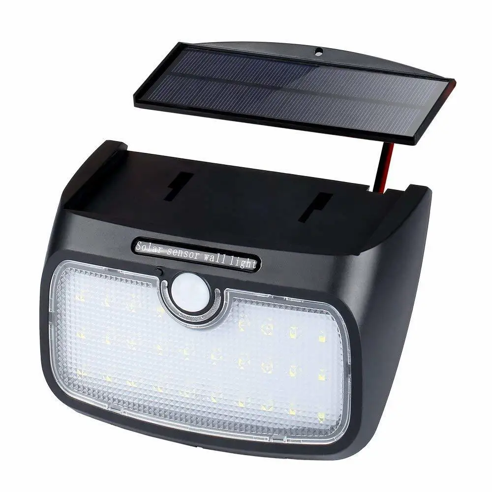PIR Motion Sensor Waterproof Security Wall Lamp Separable Solar Panel 20 28 48 LED Fence Garden Decoration Outdoor Night Light | Освещение