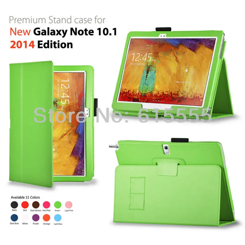 Gligle Новый кожаный чехол-подставка для Samsung Galaxy Note 10 1 2014 чехол + стилус P600 11 цветов