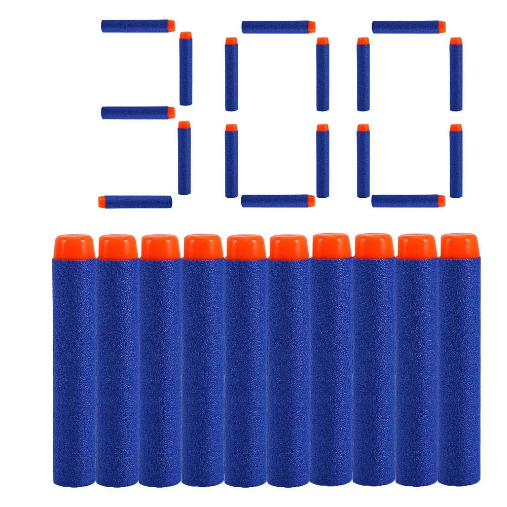 500 шт. для Nerf пули игрушечный пистолет мягкой черной аксессуары игры в дартс