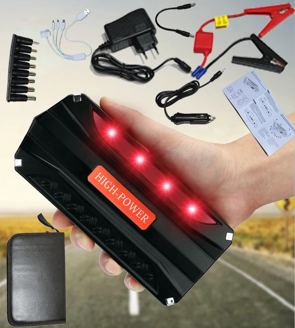 Зарядное устройство для аккумулятора портативное зарядное устройство для бензина автомобильное пусковое устройство автомобиля зарядное устройство пусковое устройство Светодиодный Мини Аварийный автомобильный усилитель 12 В