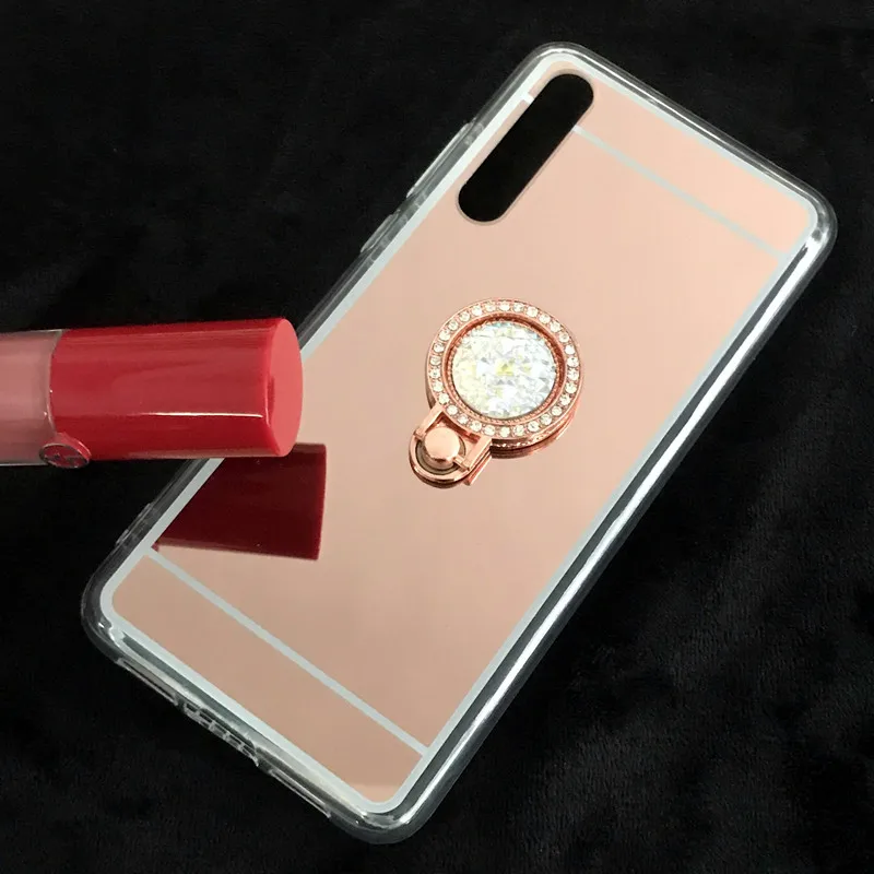 Чехол для телефона Huawei P20 lite Pro honor 9 10 mate p10 plus зеркальное Кристальное кольцо 7A y6 prime