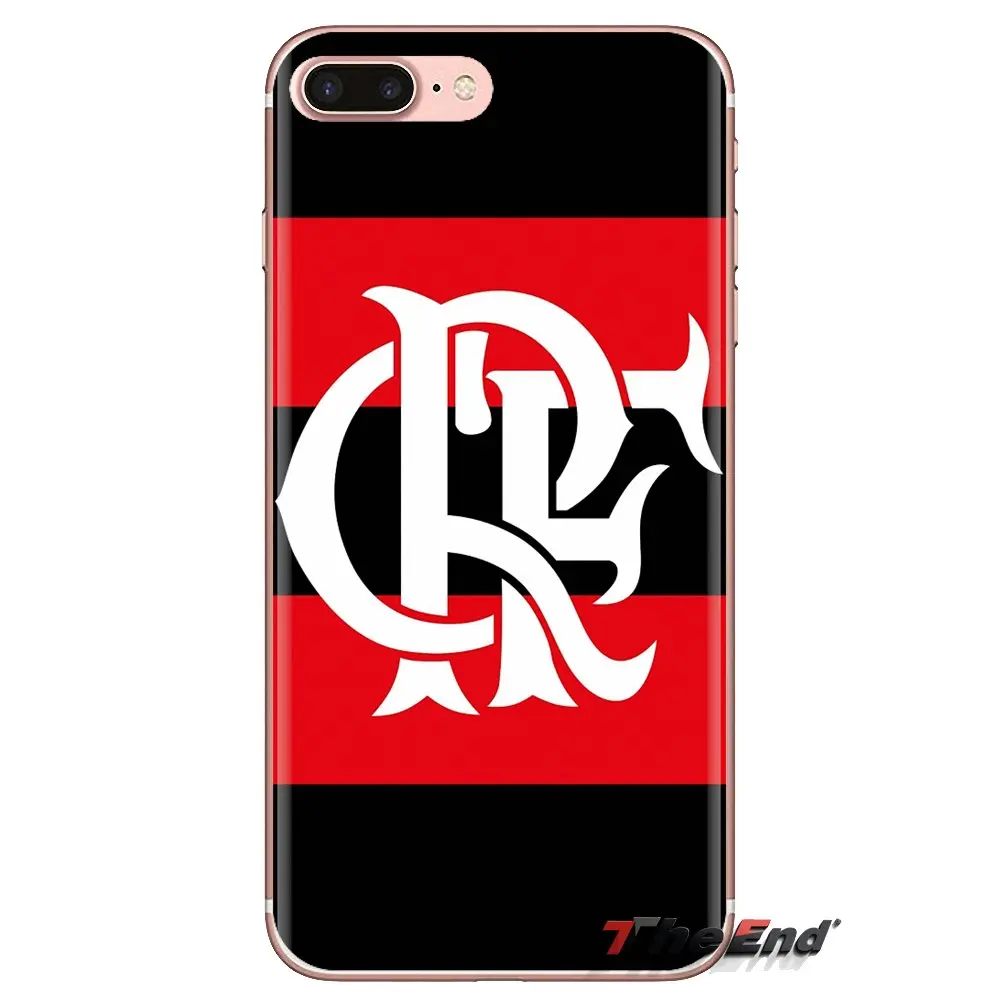 Силиконовый чехол с логотипом Clube de Regatas do Flamengo для iPod Touch Apple iPhone 4 4S 5 5S SE 5C 6 6S 7 8 X XR XS