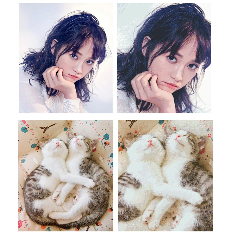 Набор для вышивки крестиком по индивидуальному фото сделай сам картина