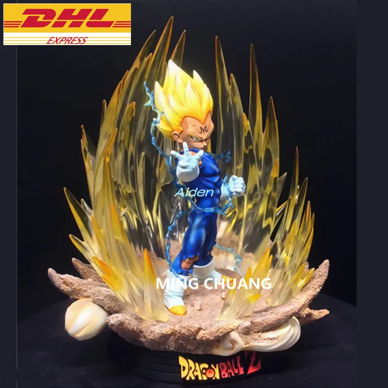 11 &quotДраконий жемчуг статуя Супер Saiyan бюст очарование Вегета полная длина