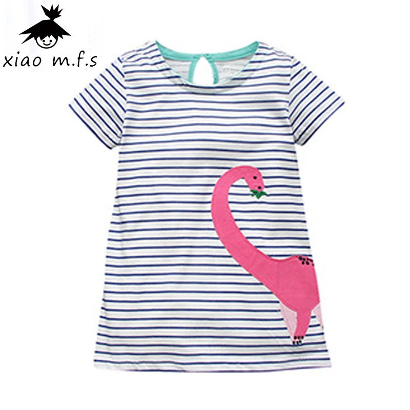 Платье для маленьких девочек с Животные Аппликация Лето малышей Принцесса