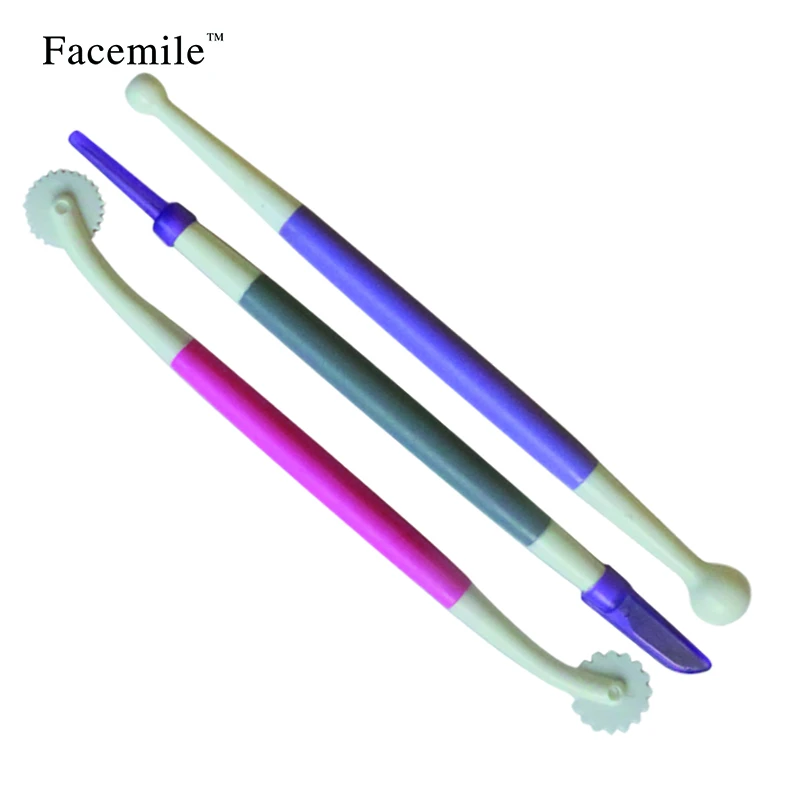 3 шт./компл. инструменты для моделирования и украшения тортов помадка игла резак