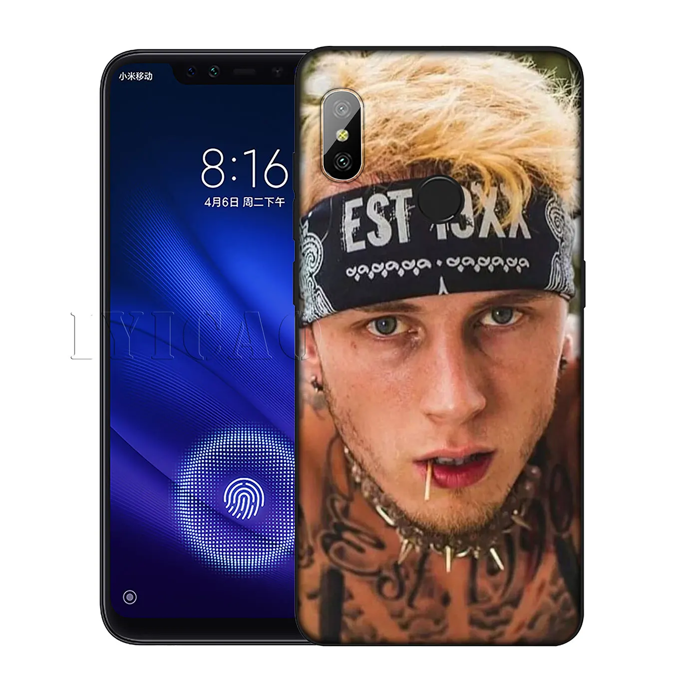 IYICAO пулемет Келли силиконовый мягкий чехол для Xiaomi Redmi 6A 5A Note 7 4X5 Plus 6 Pro черный из
