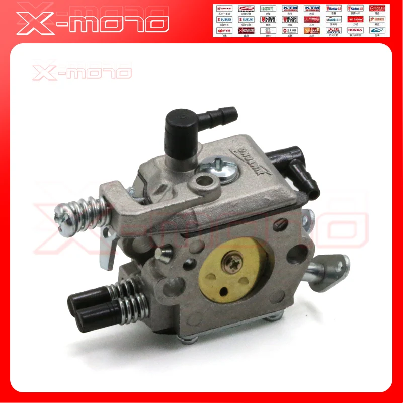 Карбюратор для цепной пилы 45cc 52cc 58cc карбюратор 4500 5200 5800 2-тактный двигатель