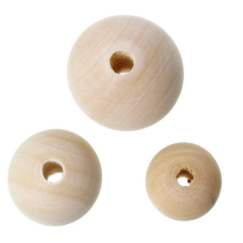 30 20-30mm 30PC LASPERAL 100 шт. деревянные бусины смешаны в случайном порядке, барабан узор деревянный бисер с большим отверстием бусины браслет шарма "сделай сам" для изготовления ювелирных изделий 11x12 мм - Цвет: 30 20-30mm 30PC