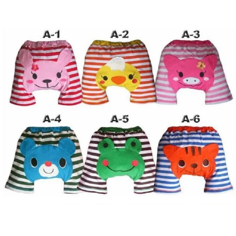 Детские подгузники с вышивкой в виде животных детские из полипропилена полоску
