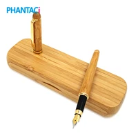 vintage elegant bamboo fountain pen with box for business gifts luxury brand office writing pens