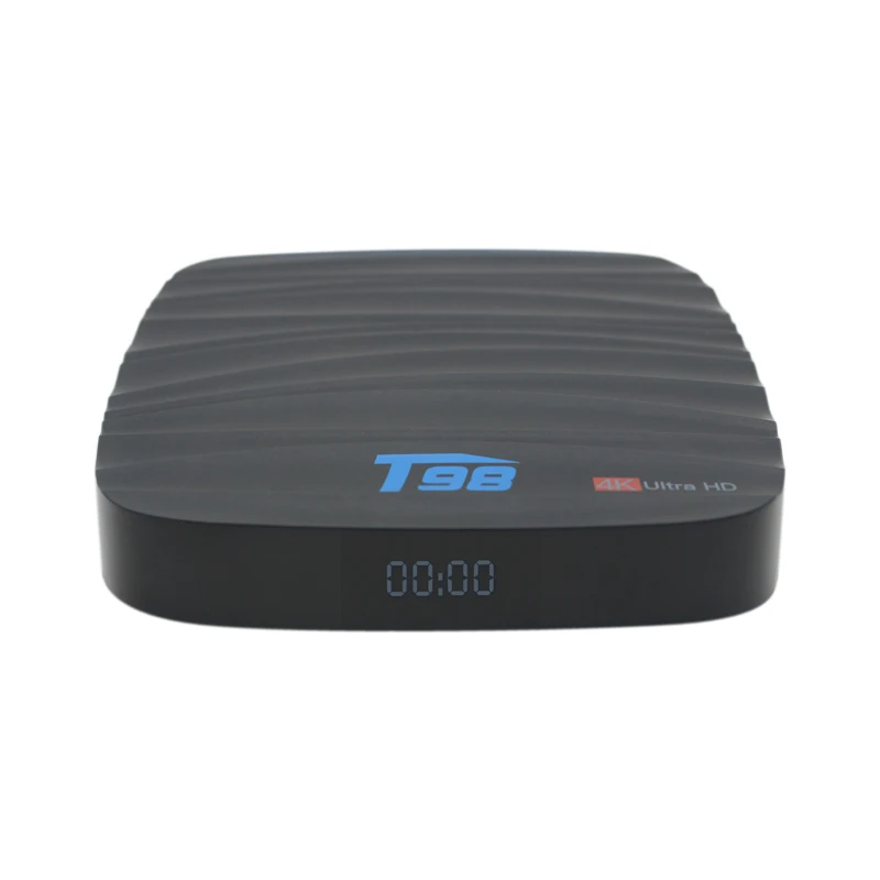 Android 8 1 Смарт ТВ коробка T98 4 ГБ 32 Allwinner H6 четырехъядерный Bluetooth телеприставка с