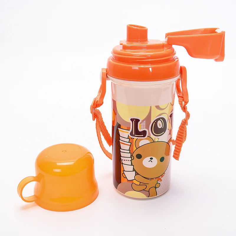 Детская водная бутылка 2017 года с милым ребенком для путешествий, портативная, безвредная для школьного питья.
