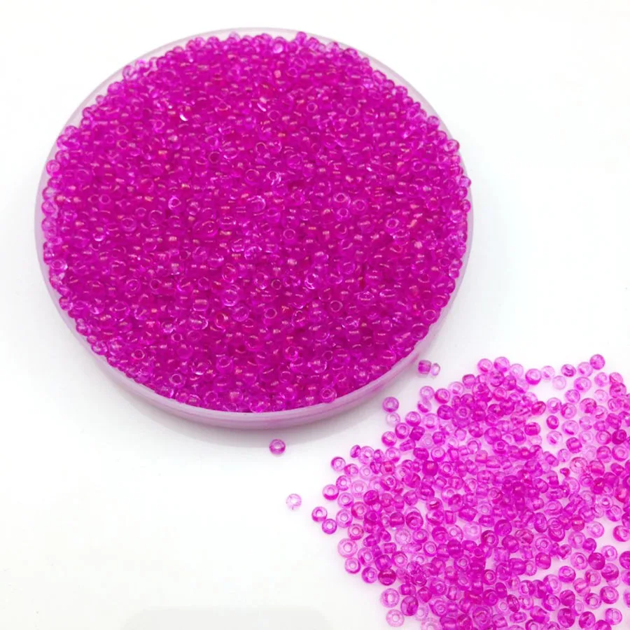 1000 шт. прозрачные круглые бусины-разделители 2 мм 16 г | Дом и сад