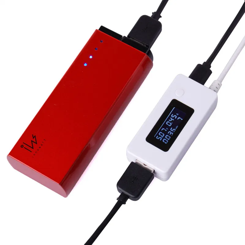 ЖК дисплей USB зарядное устройство Емкость измеритель напряжения тока для