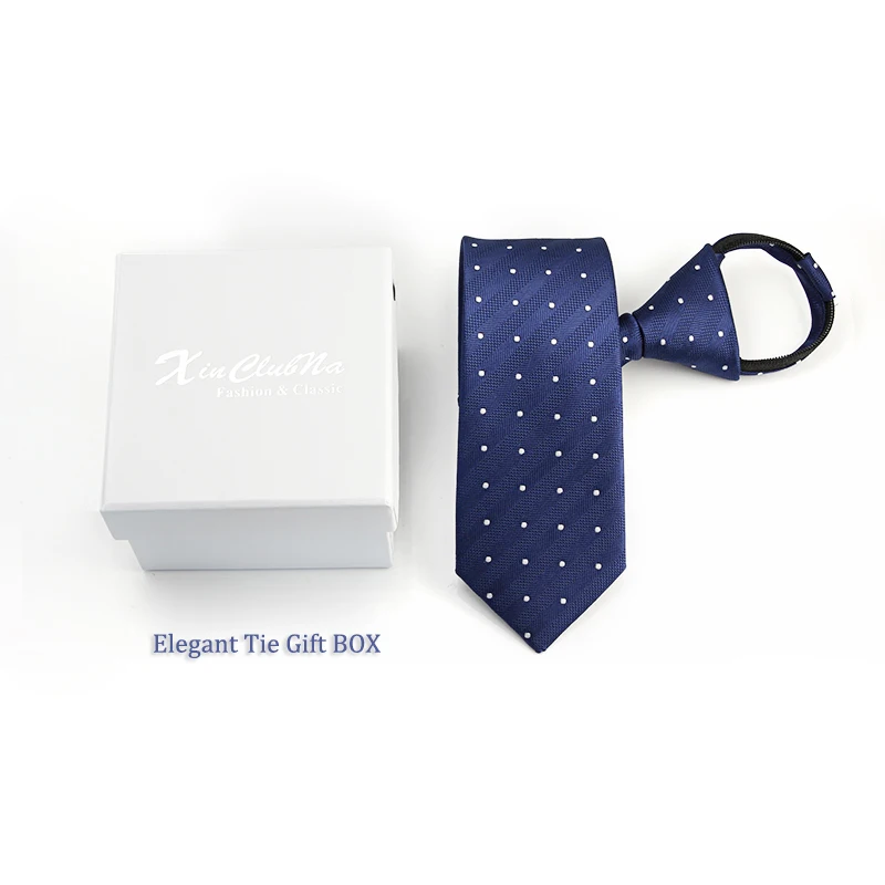 Мужской облегающий галстук деловой на молнии 5 см|fashion necktie|zipper tiesskinny tie |