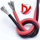 Силиконовый линейный кабель AWG, сверхгибкий тестовый линейный кабель 1AWG -60-200 градусов, высокотемпературный высоковольтный провод 1AWG, шнур питания