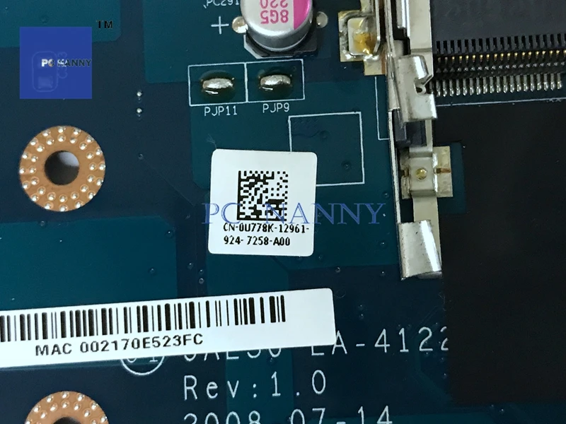 Материнская плата PCNANNY U778K 0U778 JAL30 LA-4122P для Dell Vostro 1510 V1510 материнская ноутбука |
