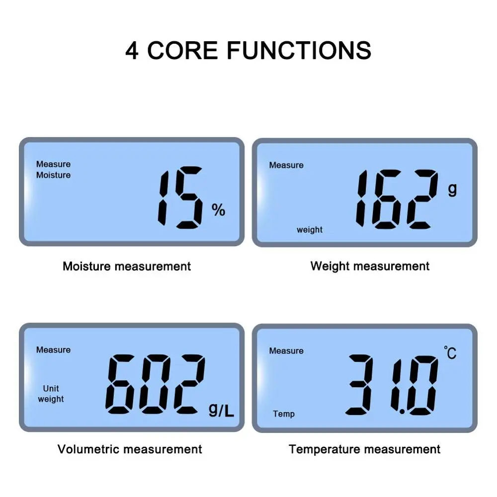 Yieryi LDS-1G Computer Grain Moisture Determination Meter Tester Detector Water | Инструменты