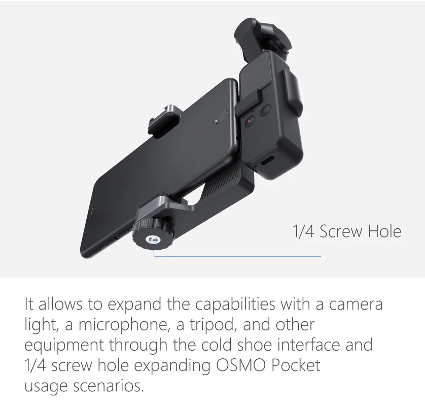 DJI OSMO карманные аксессуары ручной держатель камеры телефона кронштейн