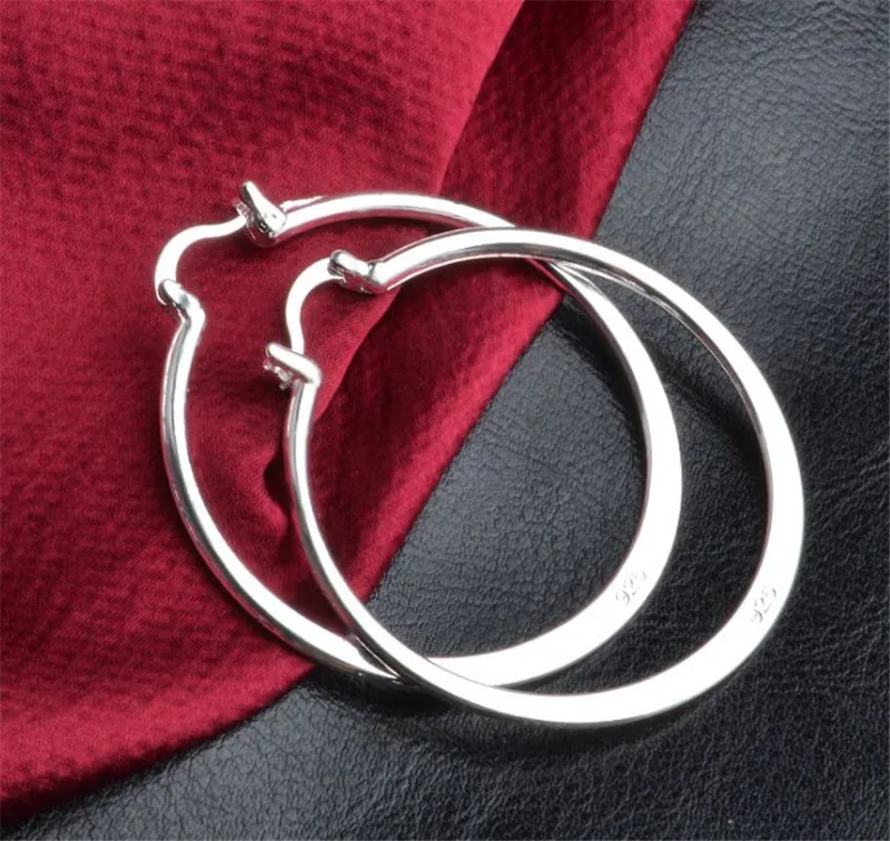 Женские серьги-кольца из серебра 925 пробы | Украшения и аксессуары