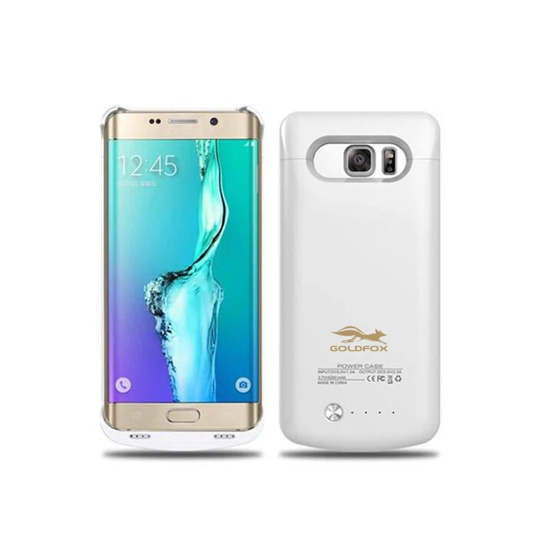 Белый Чехол для samsung S6 edge+ plus power 4200 мАч, чехол для внешнего зарядного устройства для samsung Galaxy S6 Edge Plus G9250, запасное зарядное устройство - Цвет: Белый