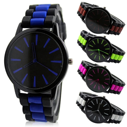 Новинка 2017 года Для женщин мужчин простой силиконовой лентой желе гель