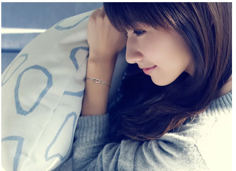 Женские браслеты с застежкой-лобстером посеребренные браслеты-цепочки